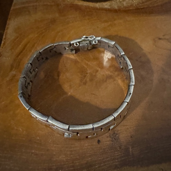 Silver Geometric Bracelet sterling silver - Picture 2 of 5